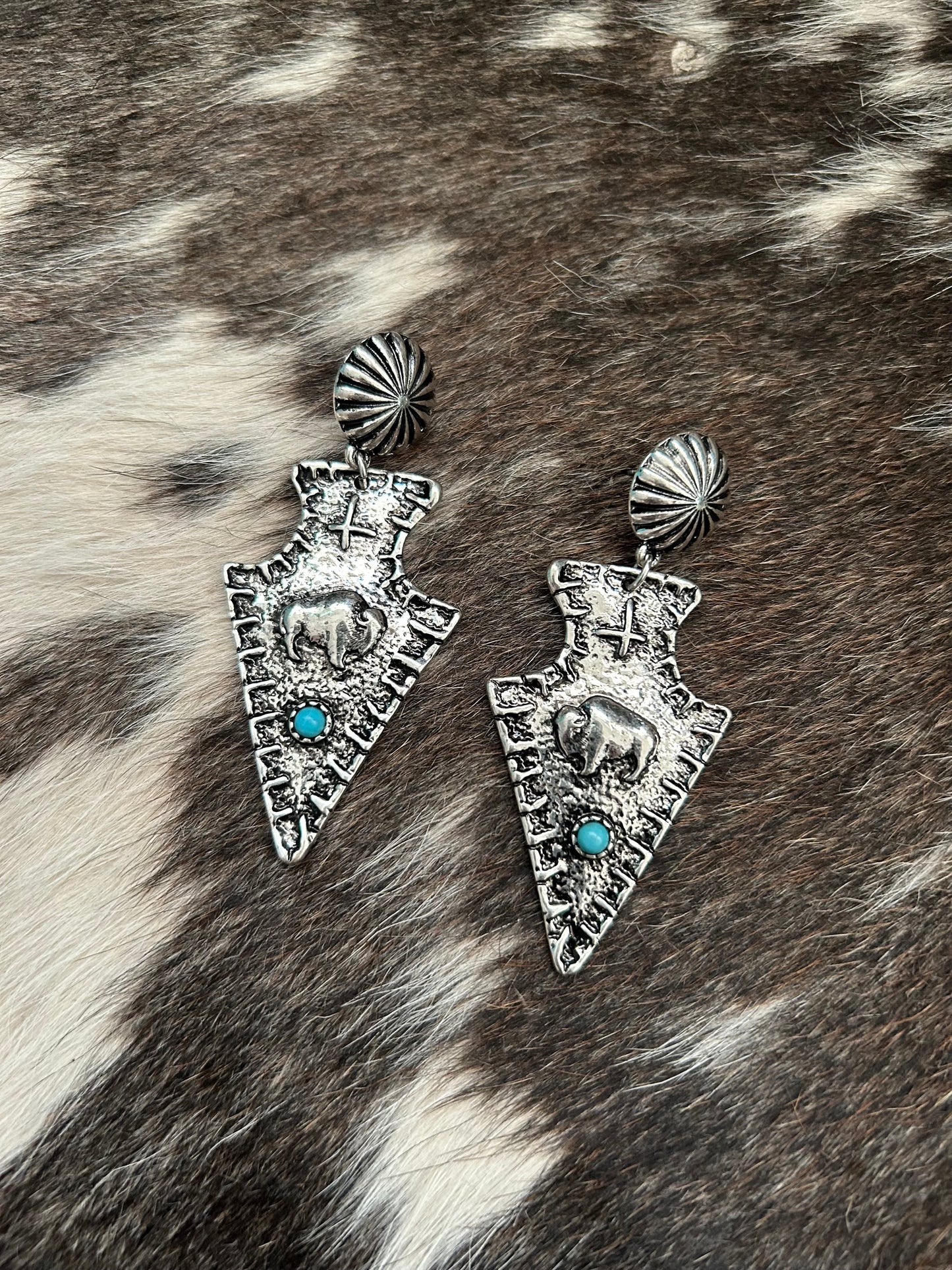 Buffalo Arrow Earrings