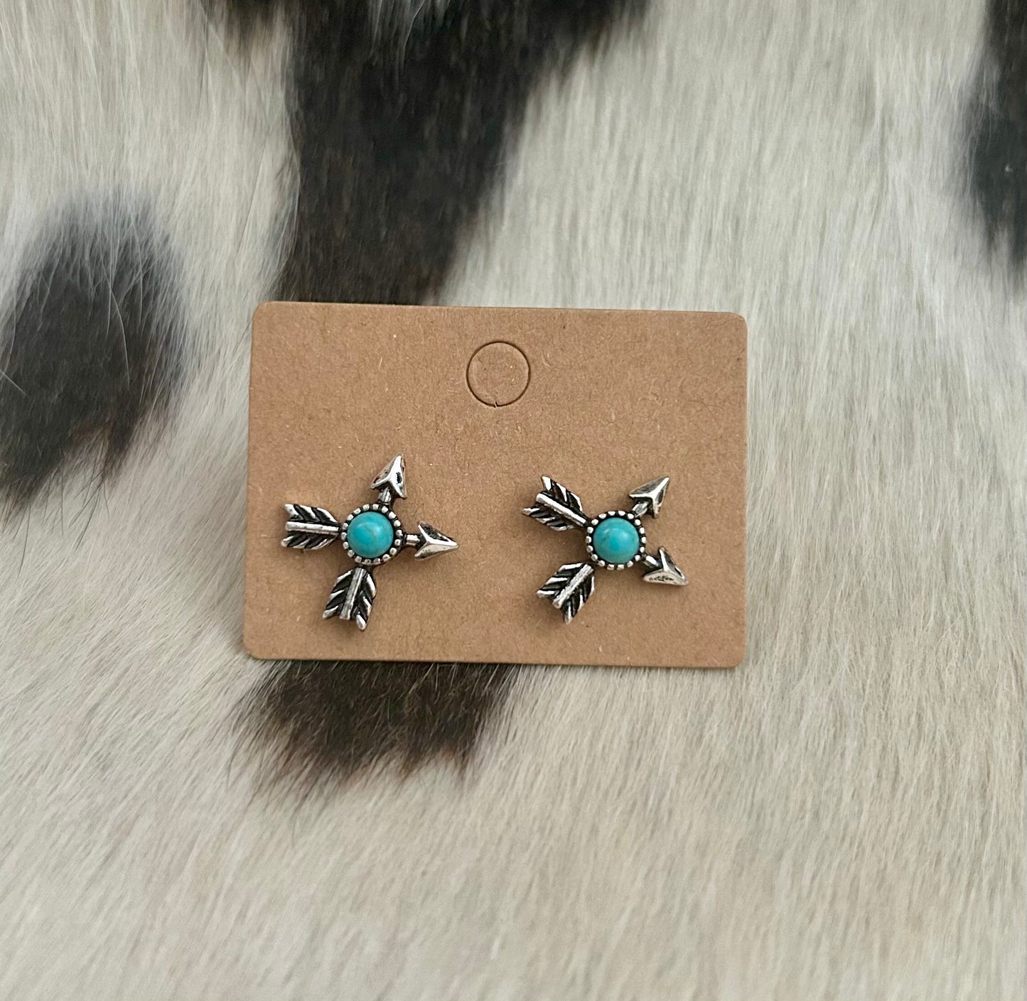 Turquoise Arrow Earrings