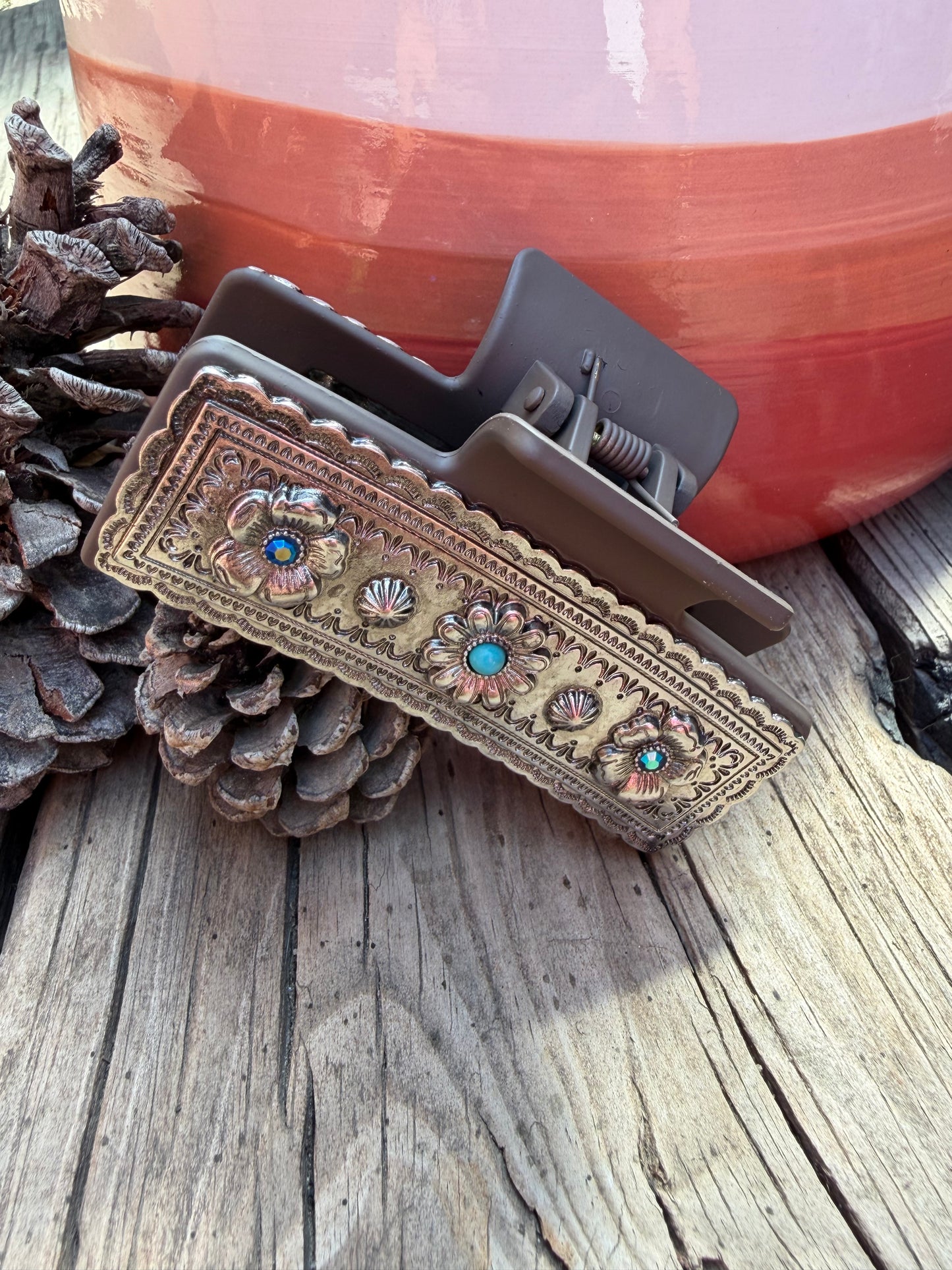 Large Western Hair Clip Claw