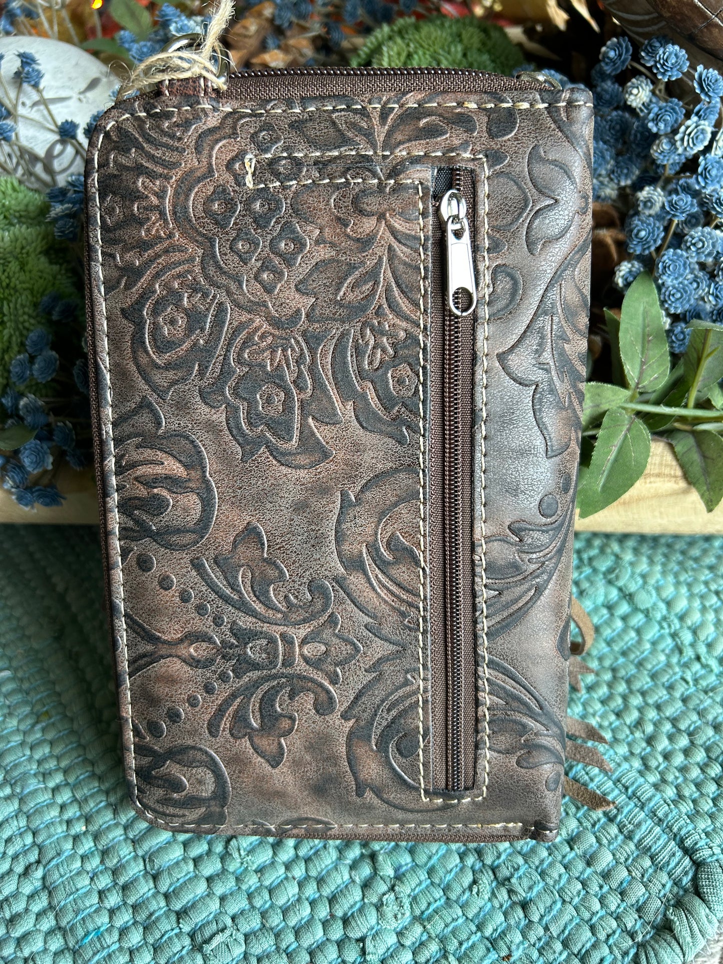 Brown Fringe Wallet