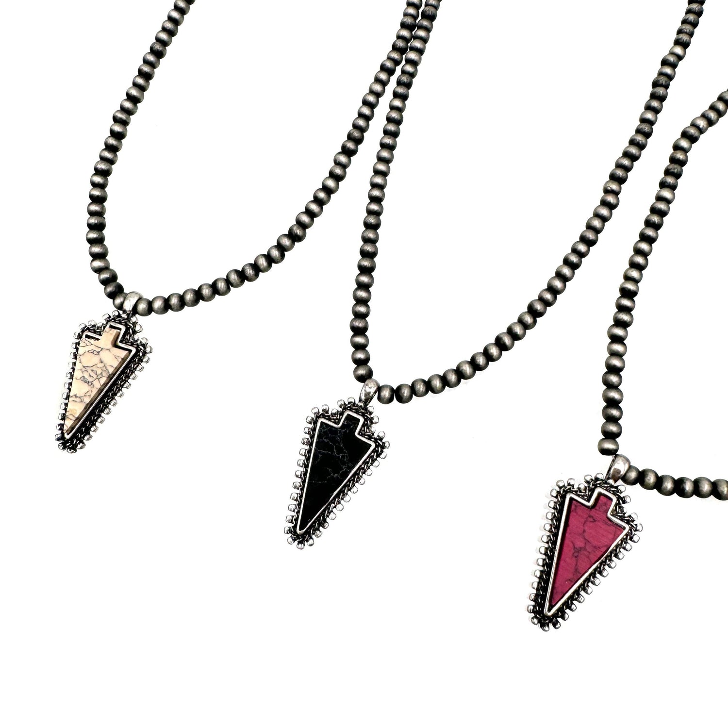 Arrow Sterling Silver Necklaces available at the Wild Turquoise Boutique