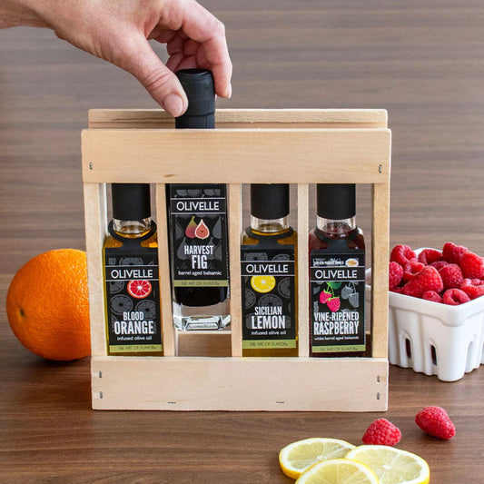 Oil and Vinegar Sweet Pairings Sampler Gift Crate