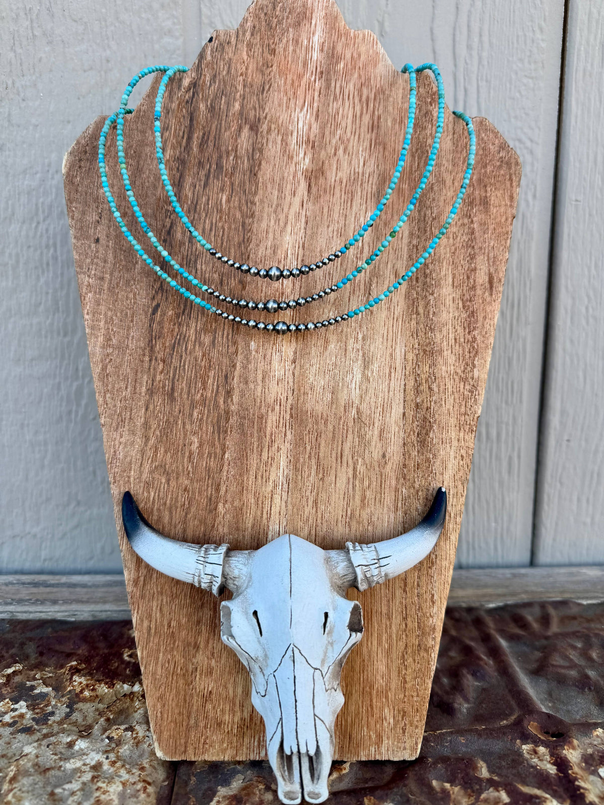Dainty Turquoise Choker/Navajo Pear Choker/Layering Necklace