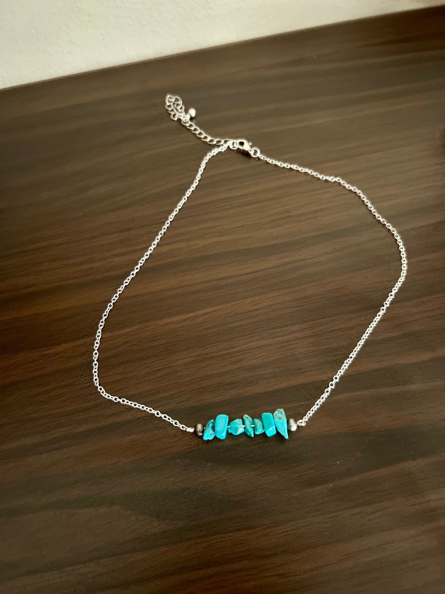 Bar Chip Stone Necklace