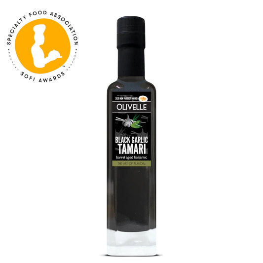 Black Garlic Tamari Barrel Aged Balsamic
