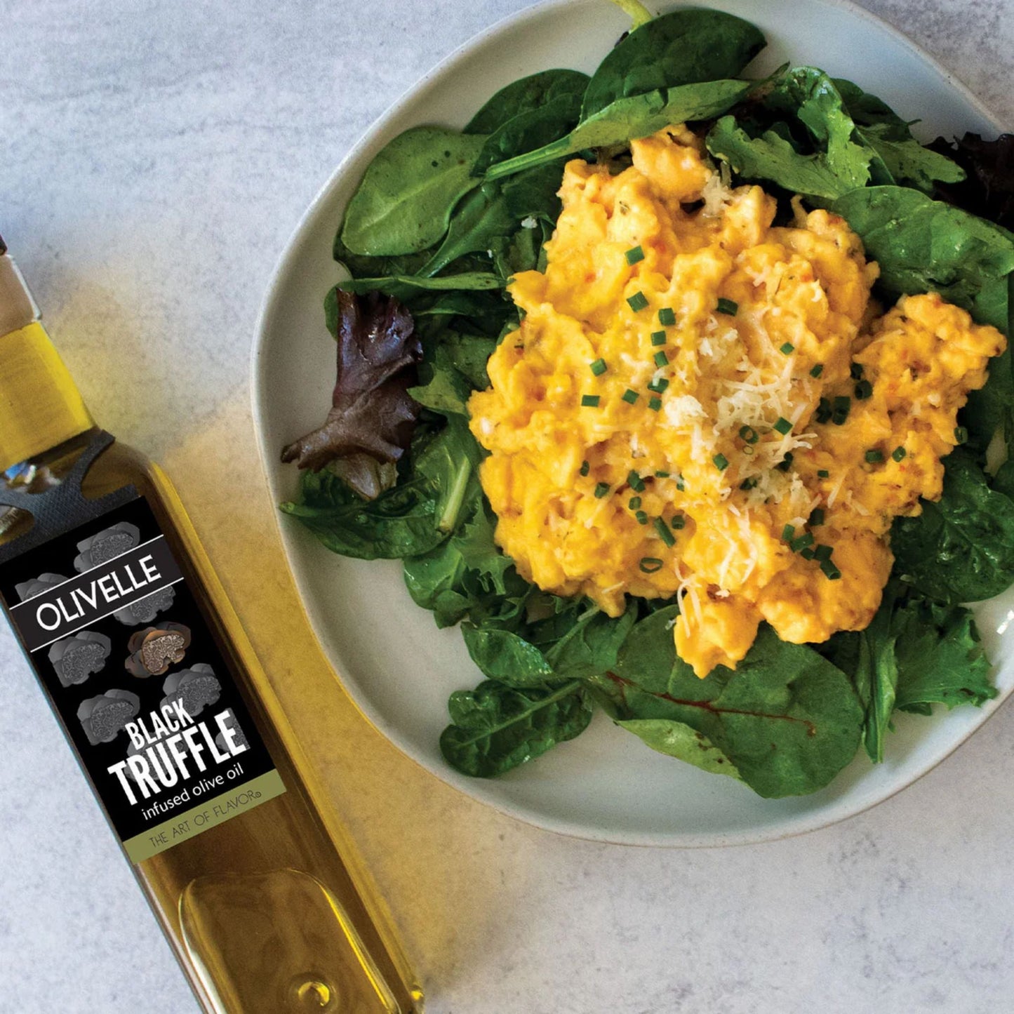 Black Truffle Infused Olive Oil by Olivelle
