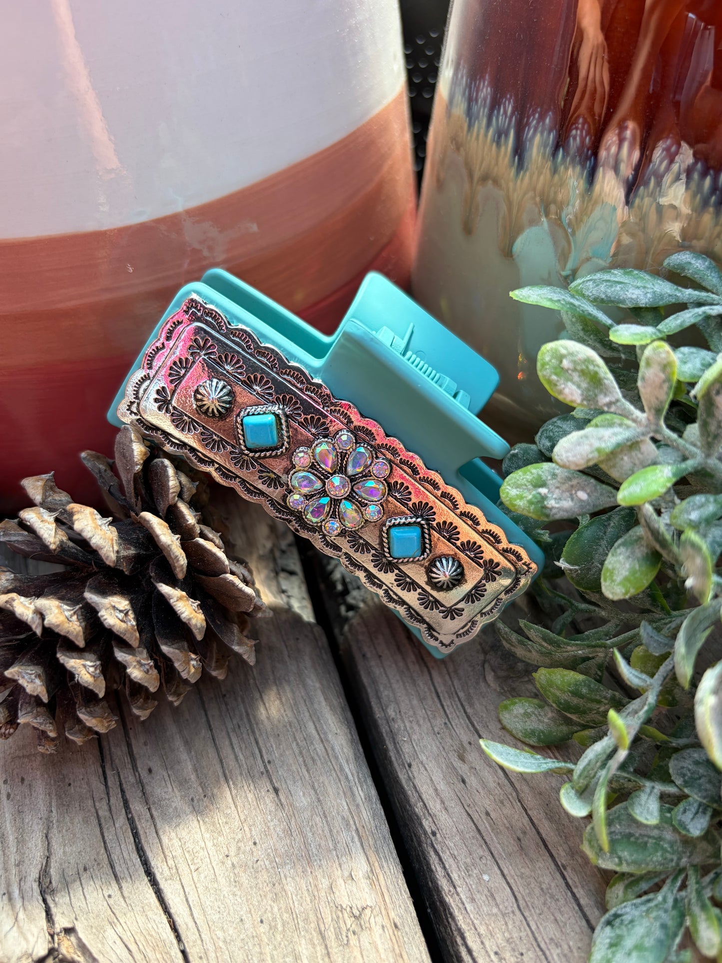 Large Western Hair Clip Claw