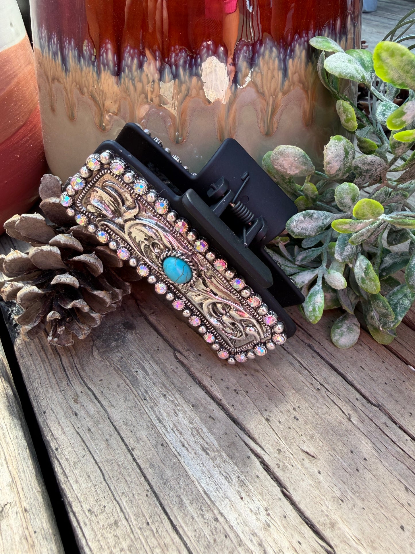 Large Western Hair Clip Claw