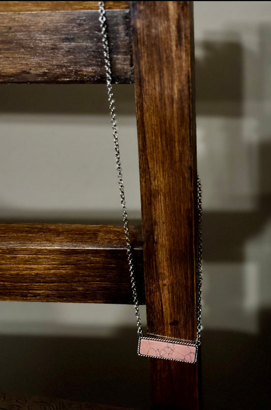 Bar Stone Necklace