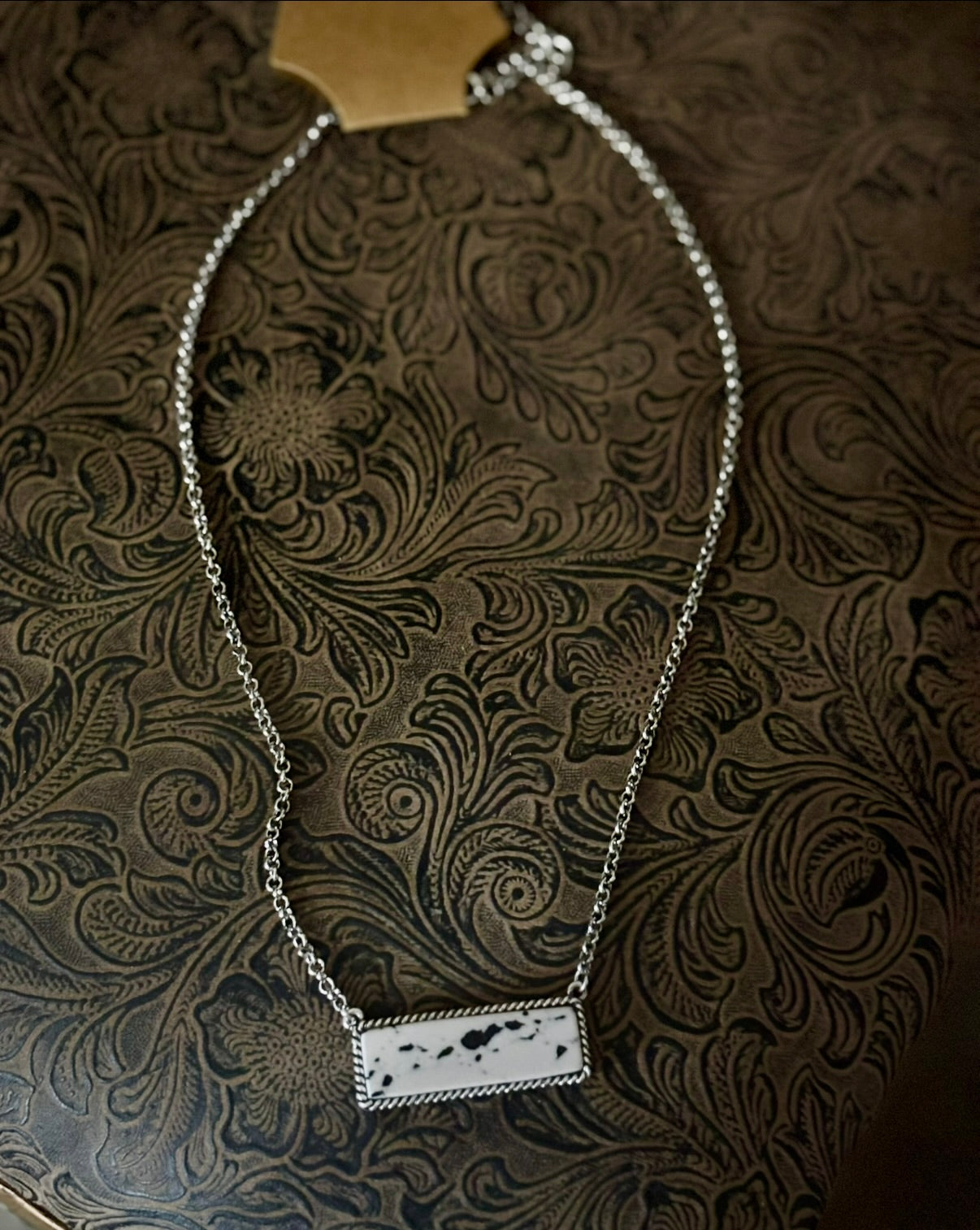 Bar Stone Necklace