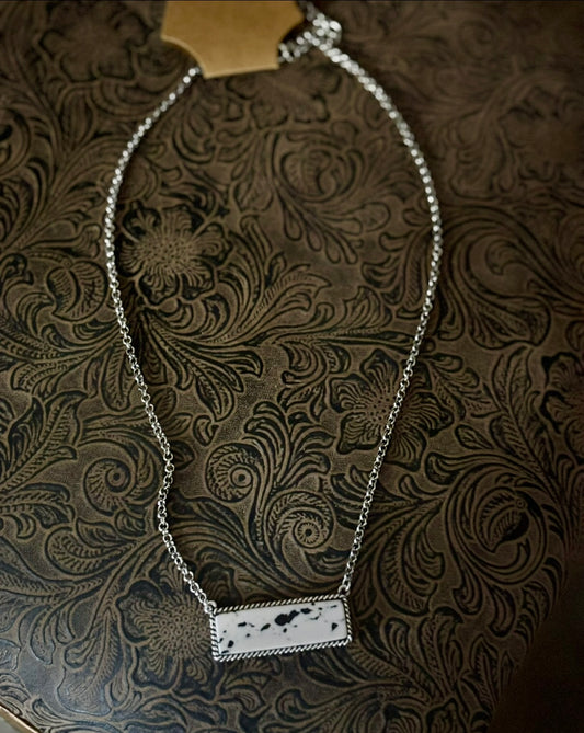 Bar Stone Necklace