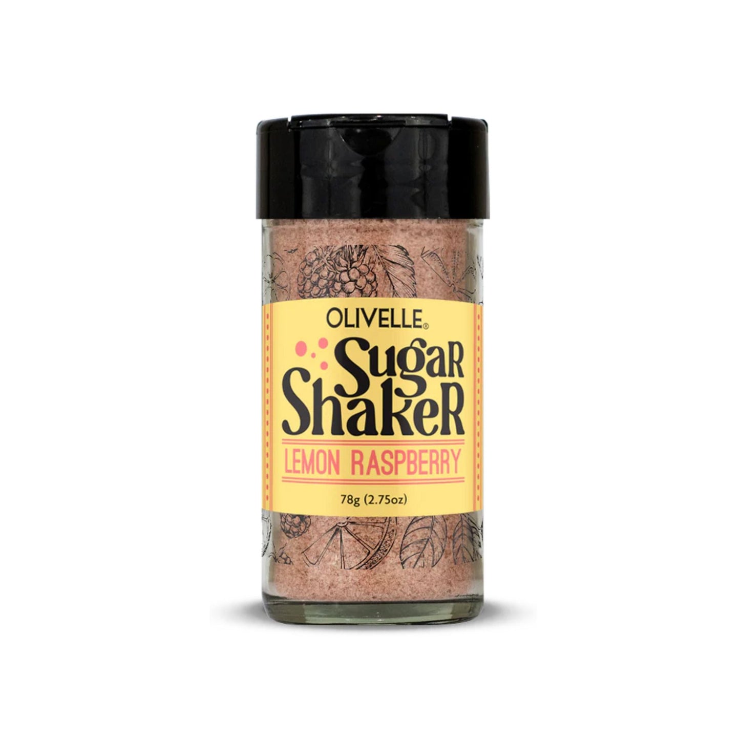 Lemon Raspberry Sugar Shaker