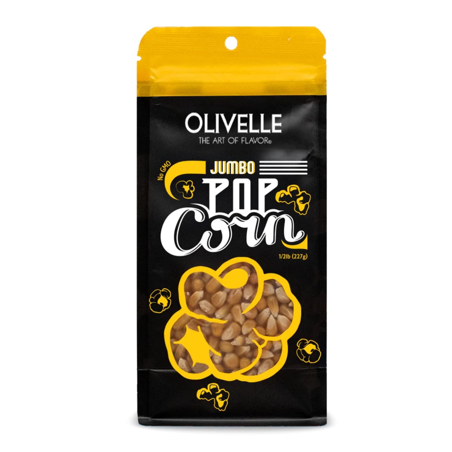 Jumbo Popcorn by Olivelle 1/2 lb Resealable Bag