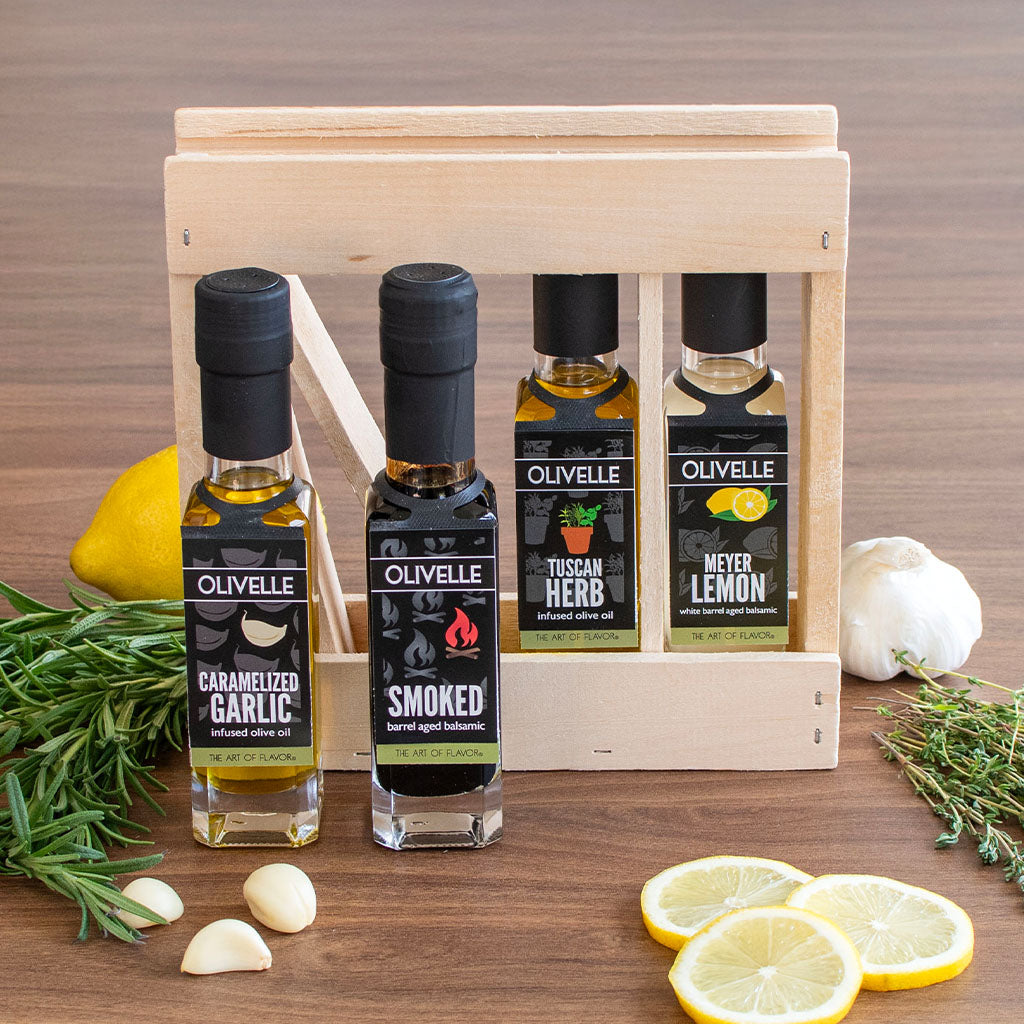 Oil and Vinegar Savory Pairings Sampler Gift Crate