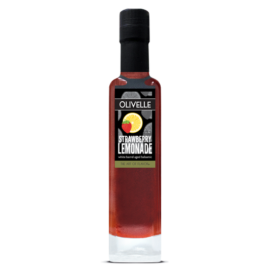 Strawberry Lemonade White Barrel Aged Balsamic – Bright, Sweet & Zesty