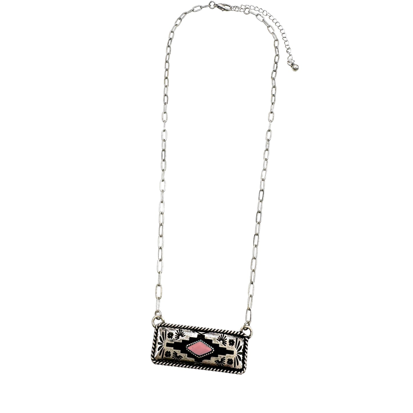 Aztec Bar Turquoise Necklace