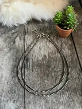 Navajo Pearl Choker/Authentic Navajo Pearl Necklace/Western